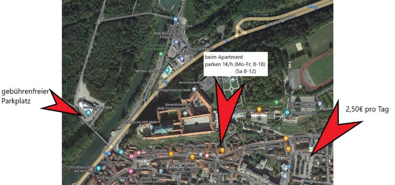 Schon Wohnen Beim Stift Melk Leilighet Eksteriør bilde